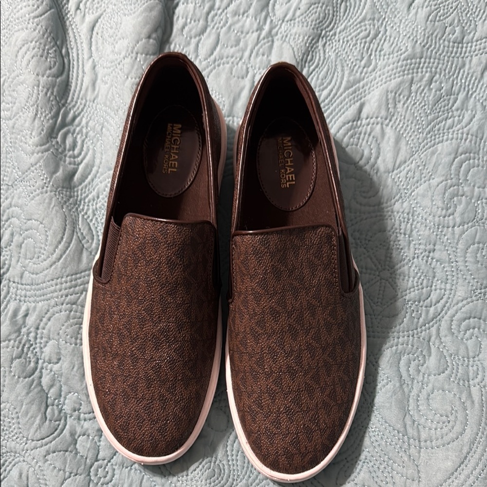 Michael Kors Brown Loafers Sleek Slip-Ons